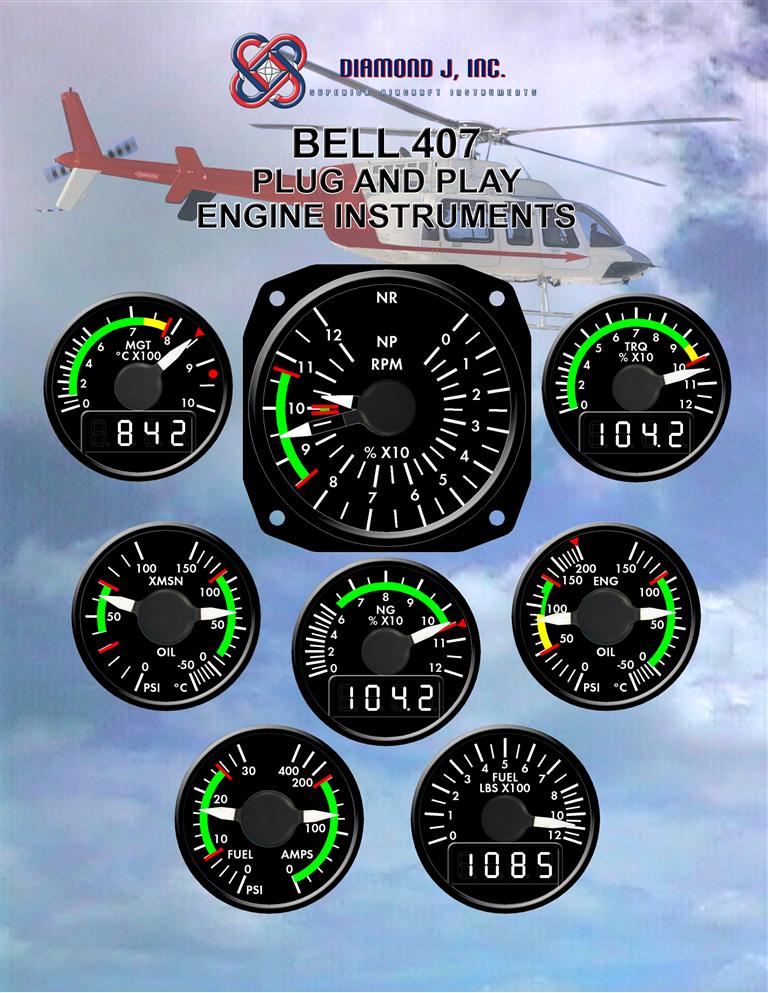 BELL 407 ANALOG INST BROCHURE PAGE 1